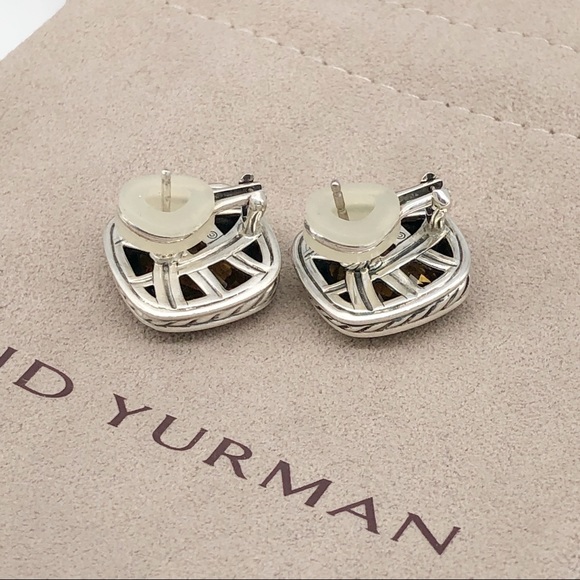 DAVID YURMAN Citrine Albion Stud Earrings AUTHENTIC - Picture 7 of 11